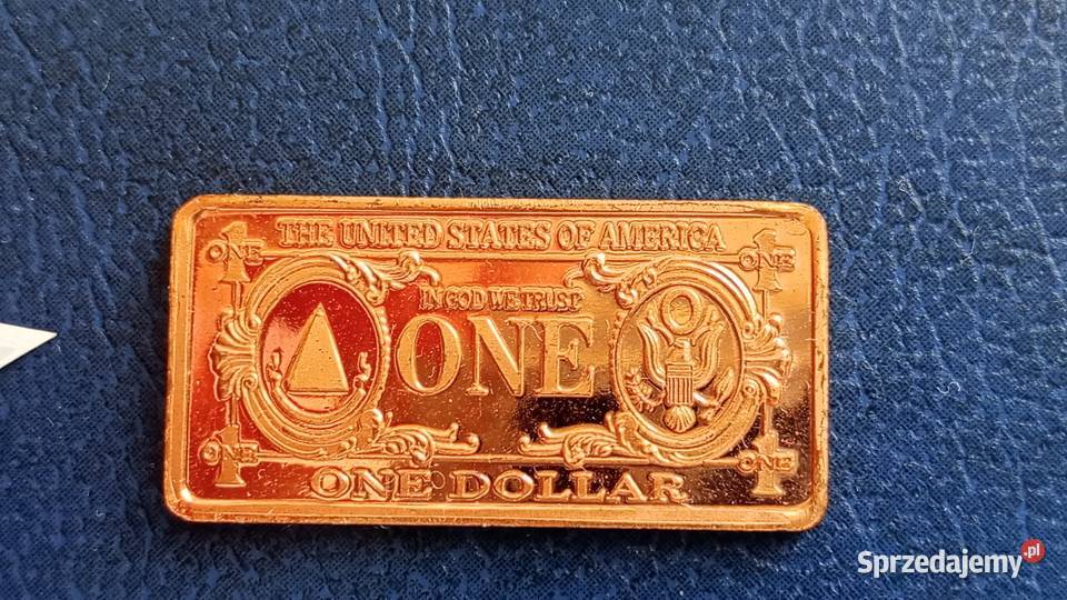 Stare monety 1 dolar USA sztabka do Lesko