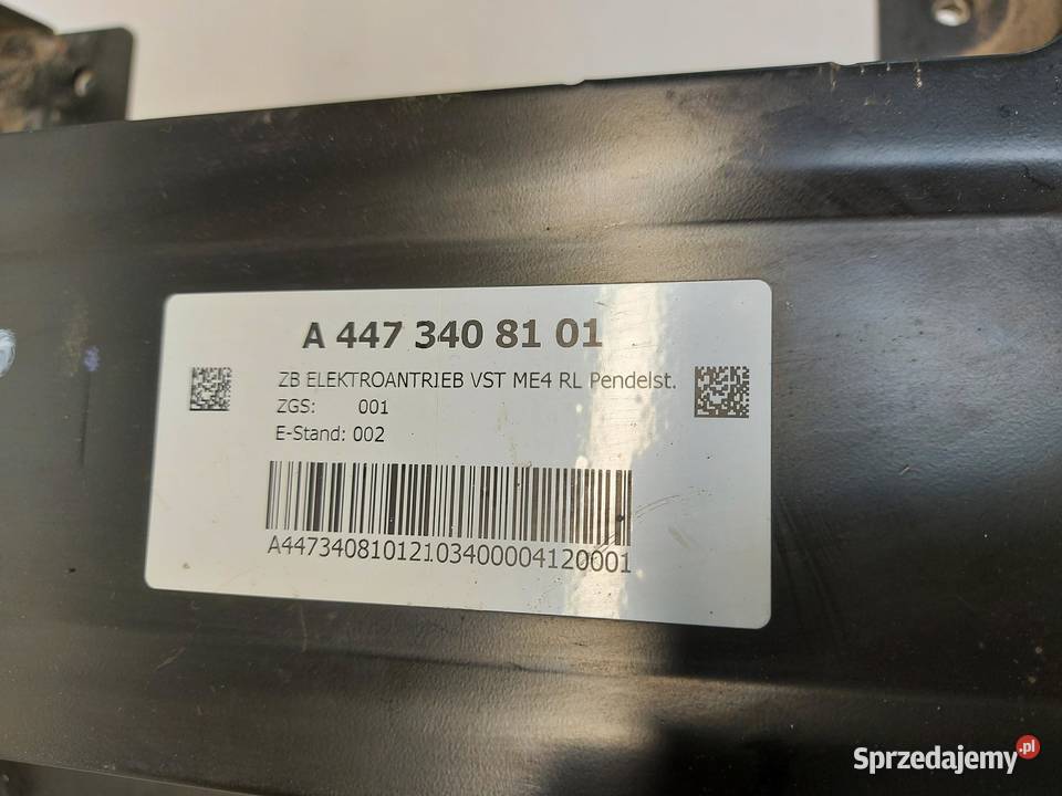 Mercedes EQV w447 Vklasa mocowanie uchwyt dolnośląskie