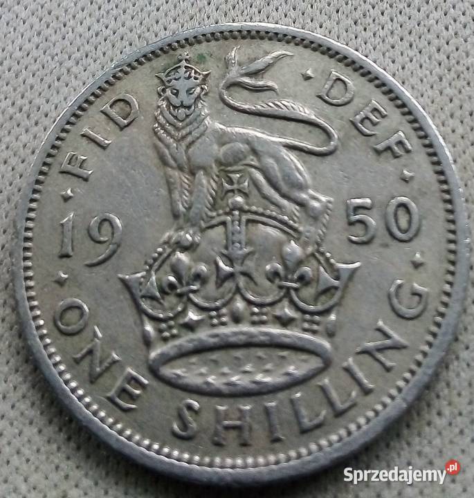 WIELKA BRYTANIAONE SHILLING1950 r 2 Legionowo