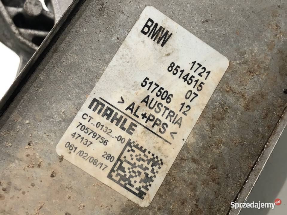 CHŁODNICA OLEJU SKRZYNI BMW F34 8514515 20 184 sprzedam