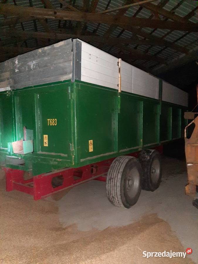 Przyczepa tandem rolnicza budowlana Bukowiec