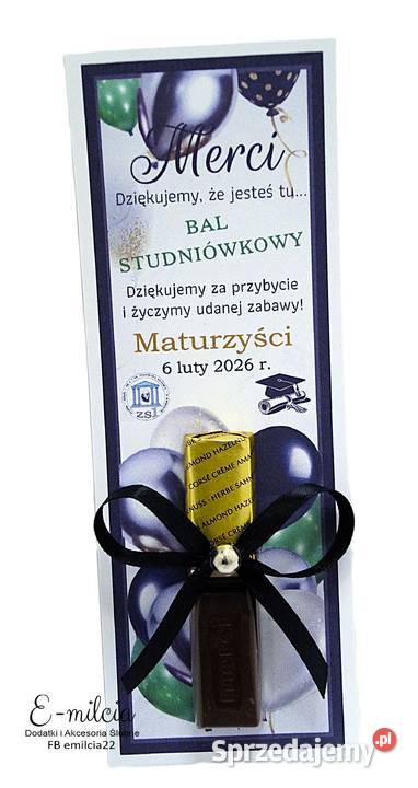 Merci jako podziękowanie STUDNIÓWKA BAL MATURA Pozostałe lubuskie Zielona Góra