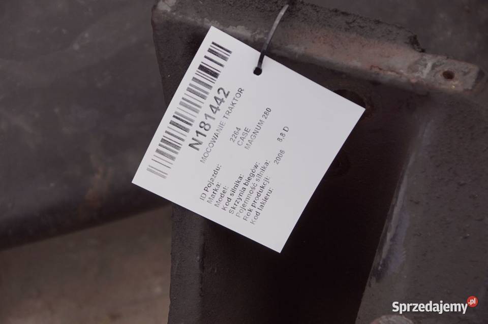 MOCOWANIE TRAKTOR CASE MAGNUM 280 CNH 87301455 Lipno