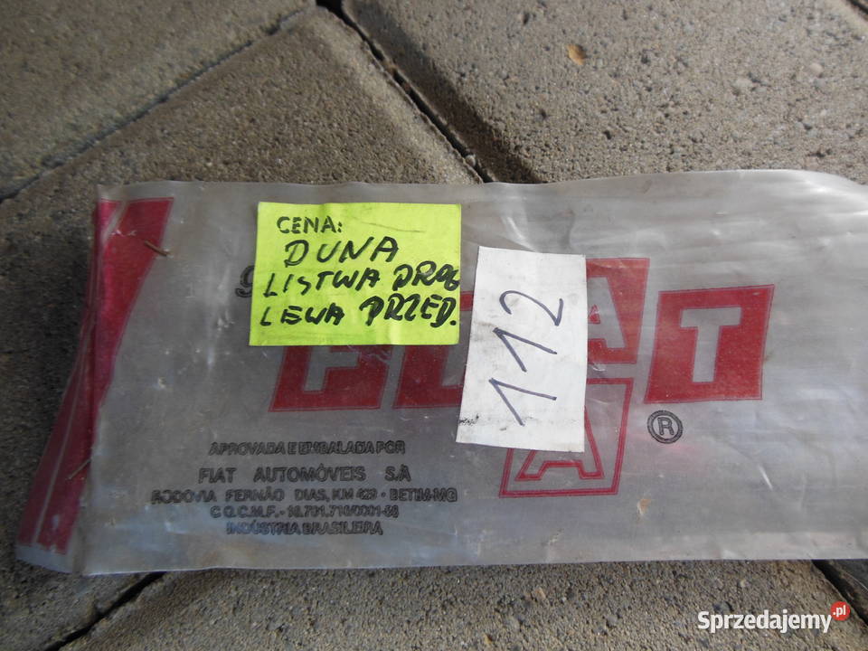LISTWA PROGOWA FIAT DUNA PRZÓD 5946996 97609637