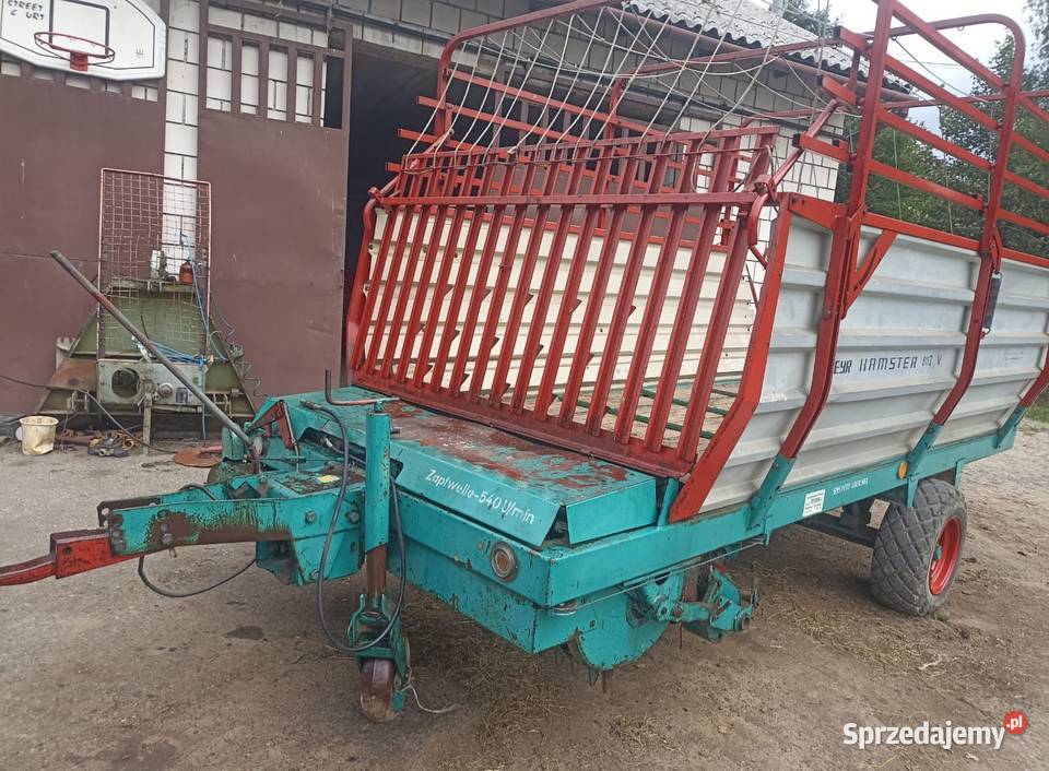 Przyczepa samozbierająca Steyr Hamster 802 V małopolskie Pisarzowa