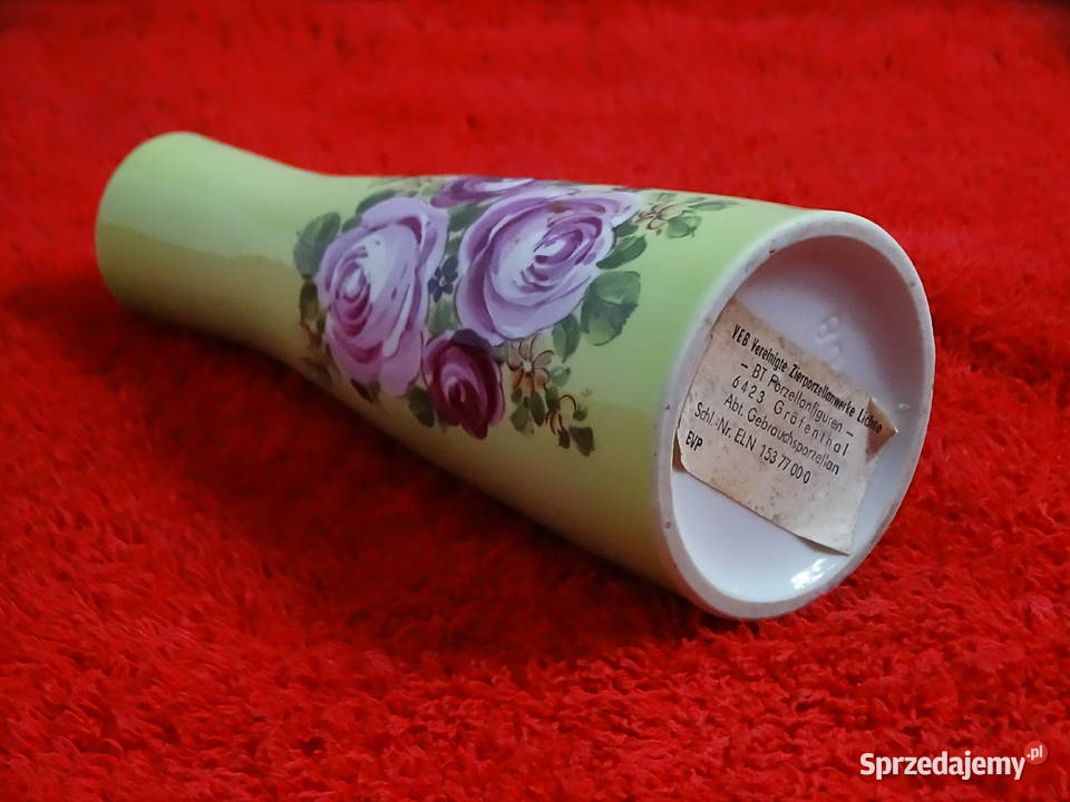 Kolekcjonerski Wazon Porcelanowy Grfenthal NRD Biłgoraj