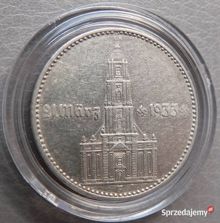 2 Reichsmark 1934 Kościół F Niemcy Numizmatyka sprzedam