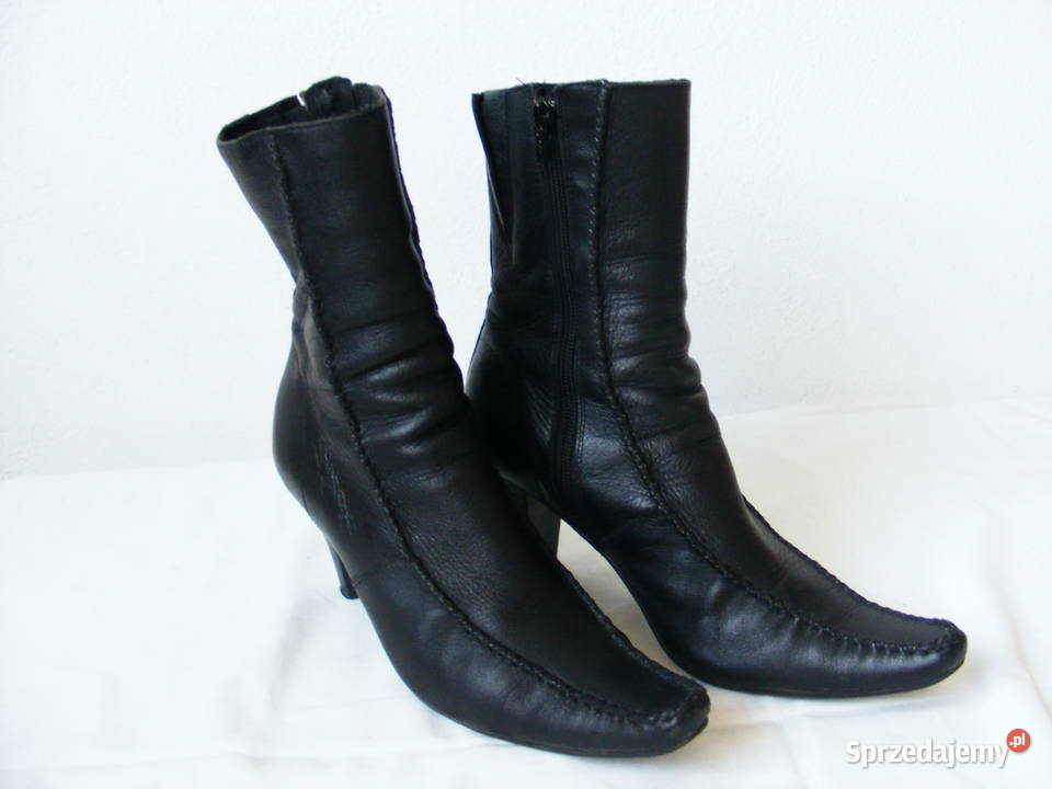 Kozaczki krótkie skórzane R 37 Oborniki Śląskie