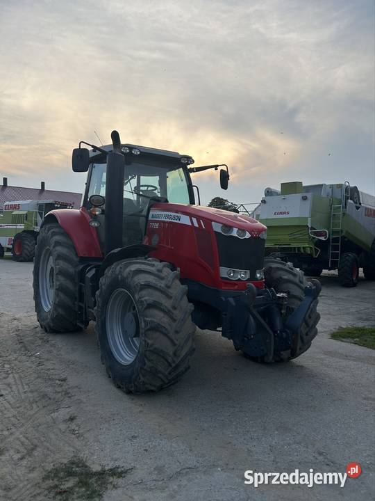 Massey Ferguson 7726 Półbiegi pod obciążeniem Łysakowo