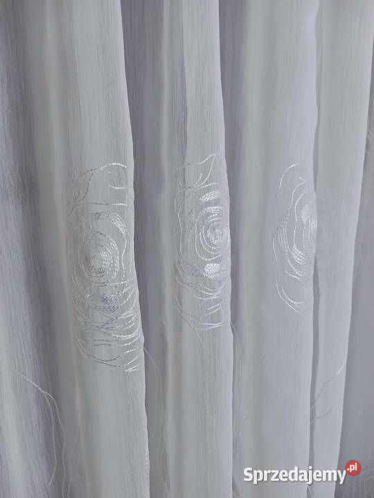 Firany komplet balkonowy na karnisz do 250