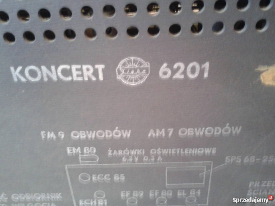 zabytkowe radio polskie DioraKoncert6201 śląskie Bielsko-Biała