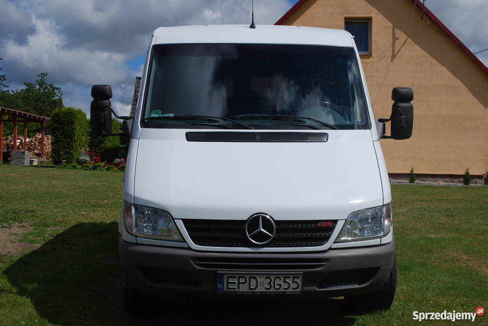 Mercedes Sprinter 27 cdi 316 9 osobowy 2003 elektrochrom. lusterka boczne Łódź sprzedam