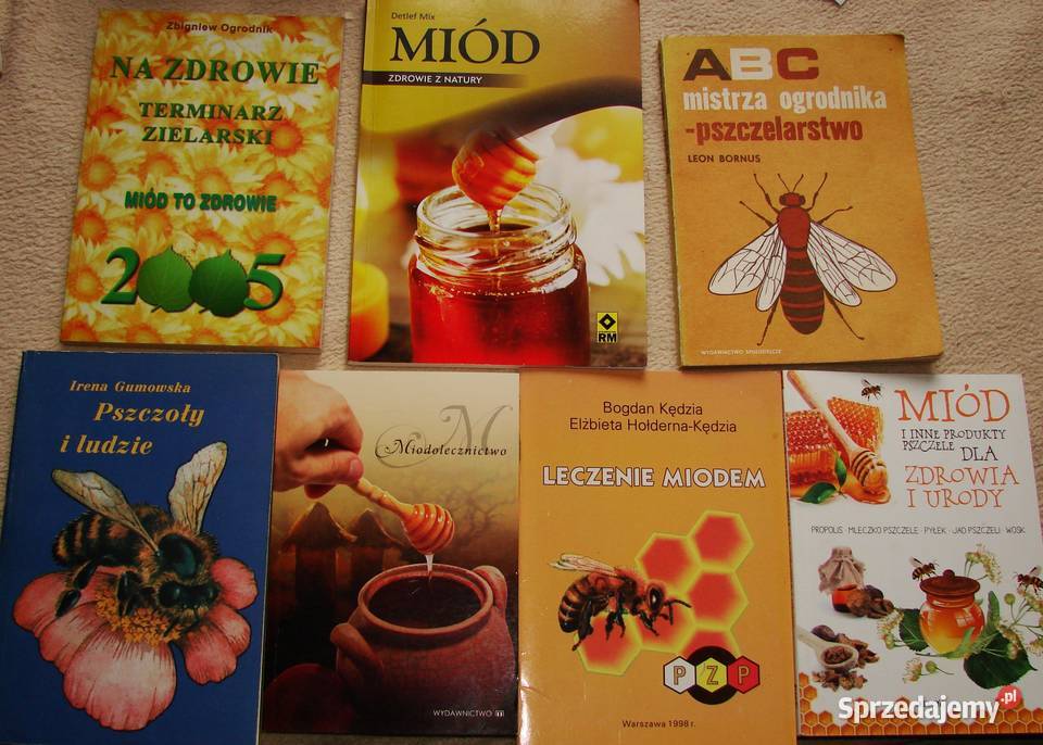 Miodolecznictwo pszczelarstwo pszczoły książki Kultura i Rozrywka