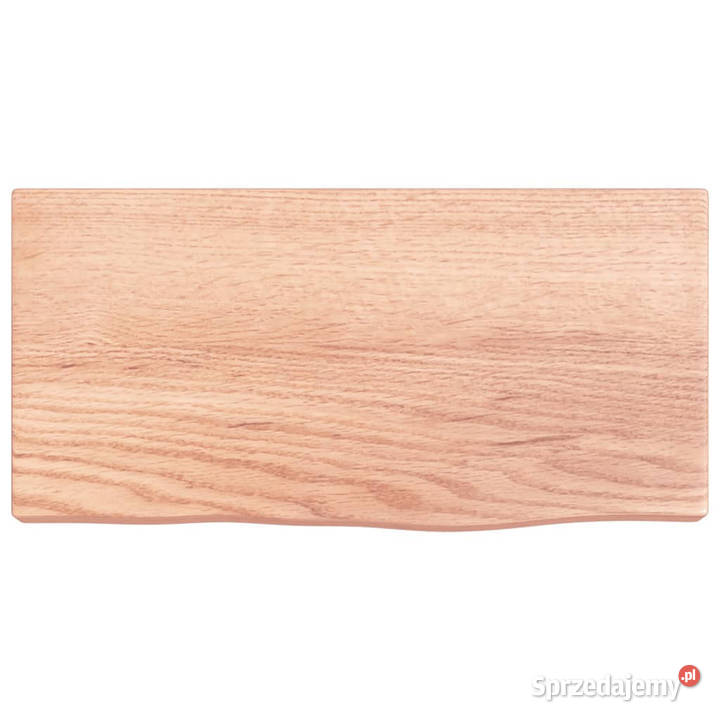 Półka jasnobrązowa 40x20x4 lakierowane lite