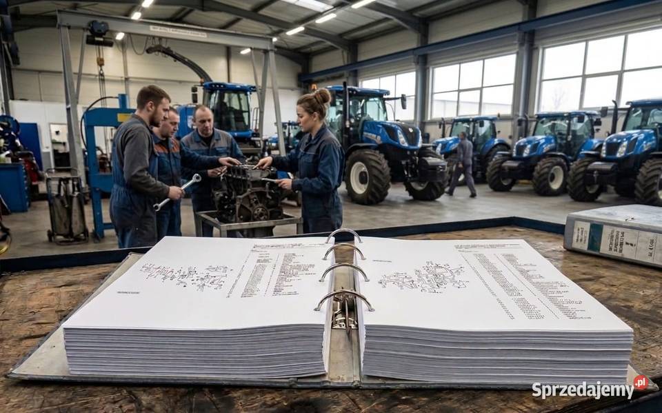 Ciągnik FENDT 716 2000 katalog części 1186 stron Gdańsk sprzedam