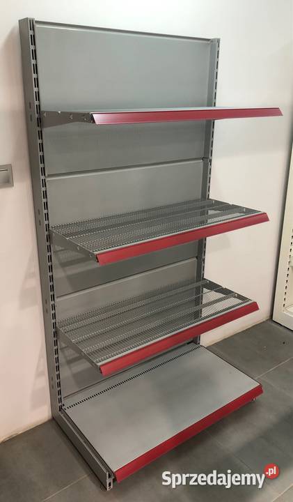 Regał sklepowy metalowy przyścienny siatkowy mazowieckie Ostrołęka sprzedam