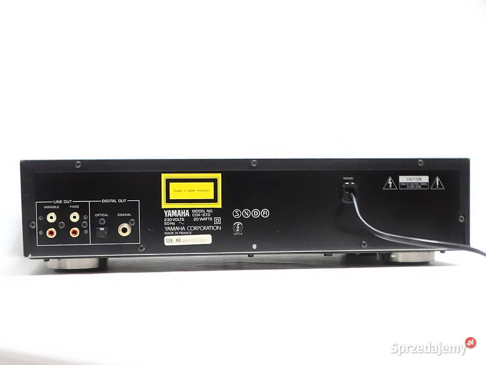 Odtwarzacz CD Yamaha CDX870 Natural Sound HiFi Biłgoraj sprzedam