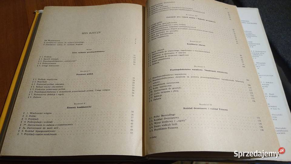 Wstęp do rachunku prawdopodobieństwa 1 William Książki naukowe i popularnonaukowe Gdańsk sprzedam