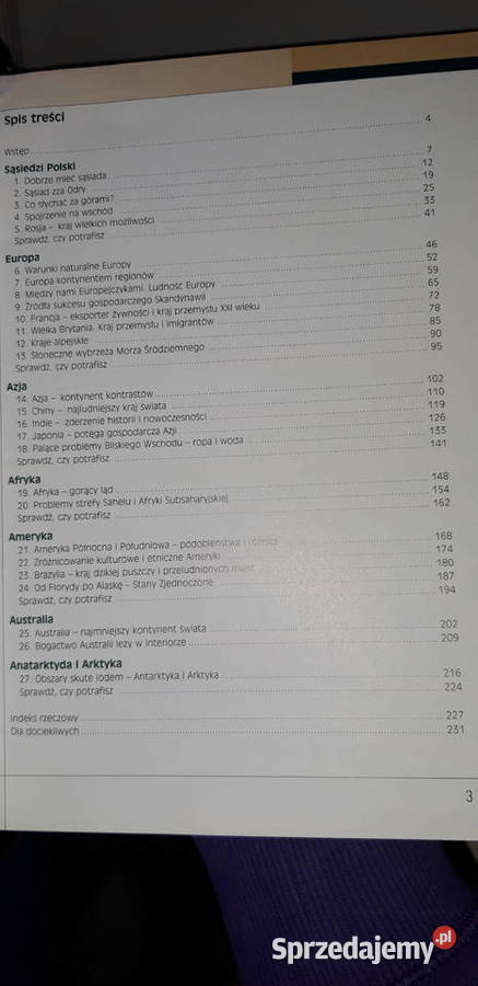 Geografia Klasa 3 Podręcznik operon Warszawa sprzedam