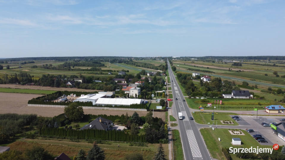 Działka z wykonanym podziałem w Końskowoli asfalt lubelskie Końskowola