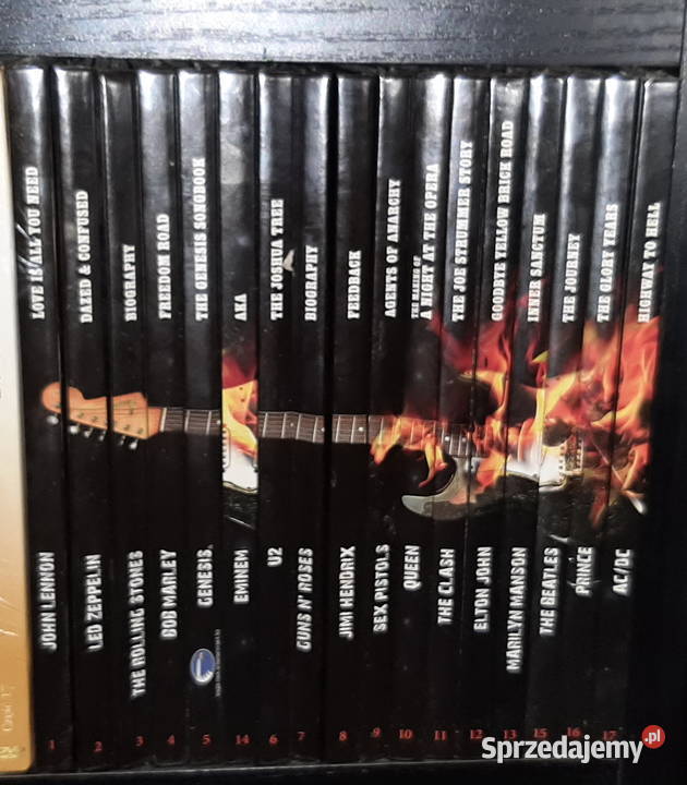Kolekcja Legendy Muzyki 25 albumów DVD Kraków sprzedam