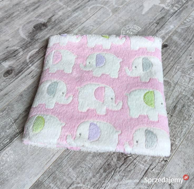 Kocyk słoniki 75x100 TMX Kids różowy Katowice