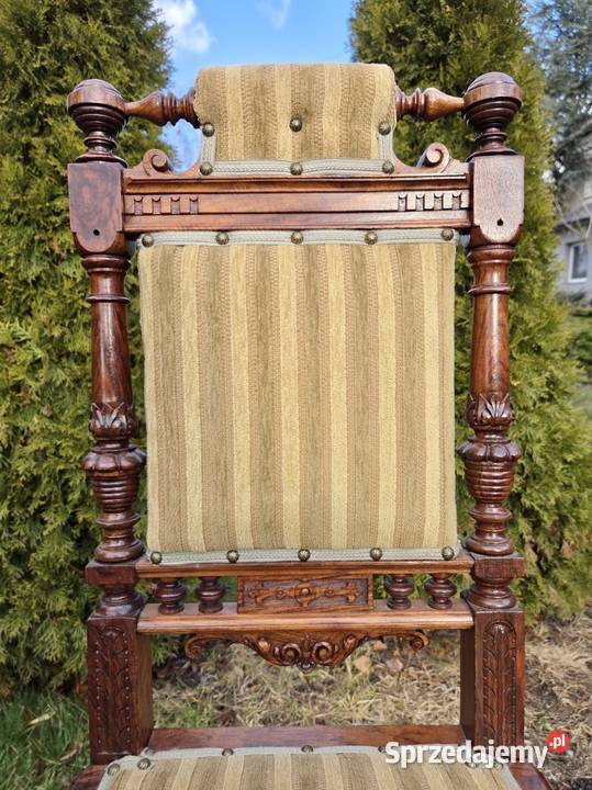 Piękny komplet czterech eklektycznych krzeseł Szczecin