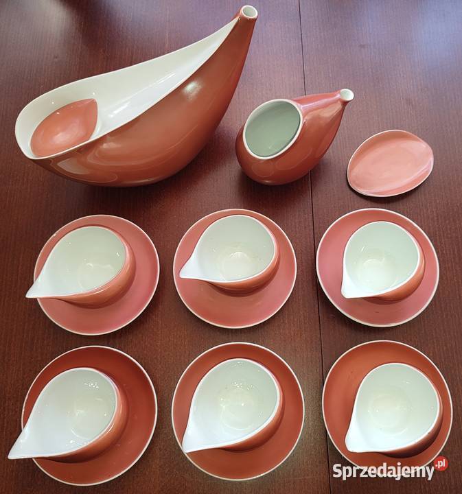 Ćmielów porcelana serwis INA z lat 60 tych Warszawa