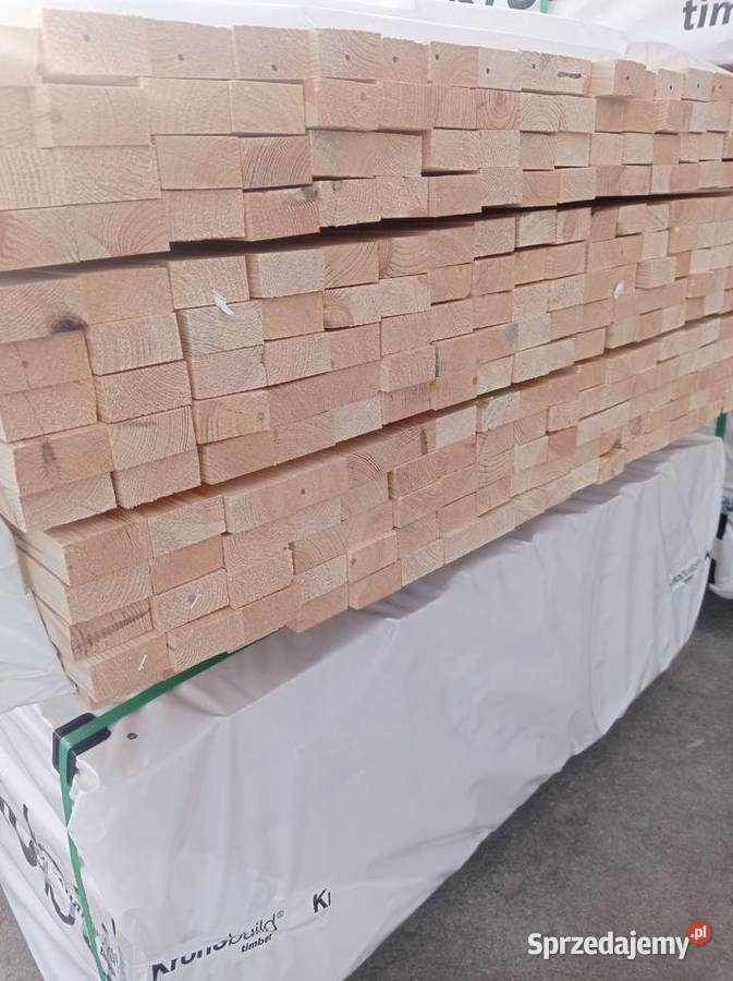 Listwa sosnowa sucha strugana 4metry 5 x 25 wielkopolskie Brzeźno