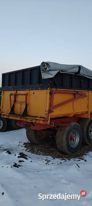 Przyczepa tandem skorupa 12t Richard Western nieuszkodzony Kijany