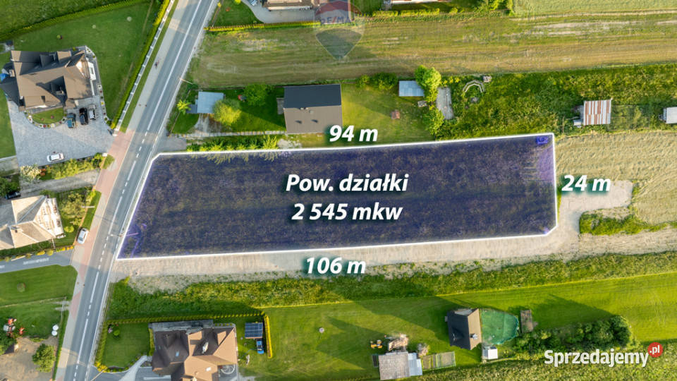 Działka na sprzedaż Szaflary 24.5m