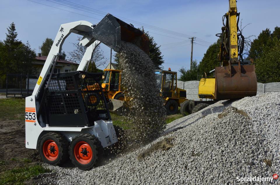 Mini Ładowarka miniładowarka BOBCAT 553 BRUTTO Koparko ładowarki łódzkie Złoczew
