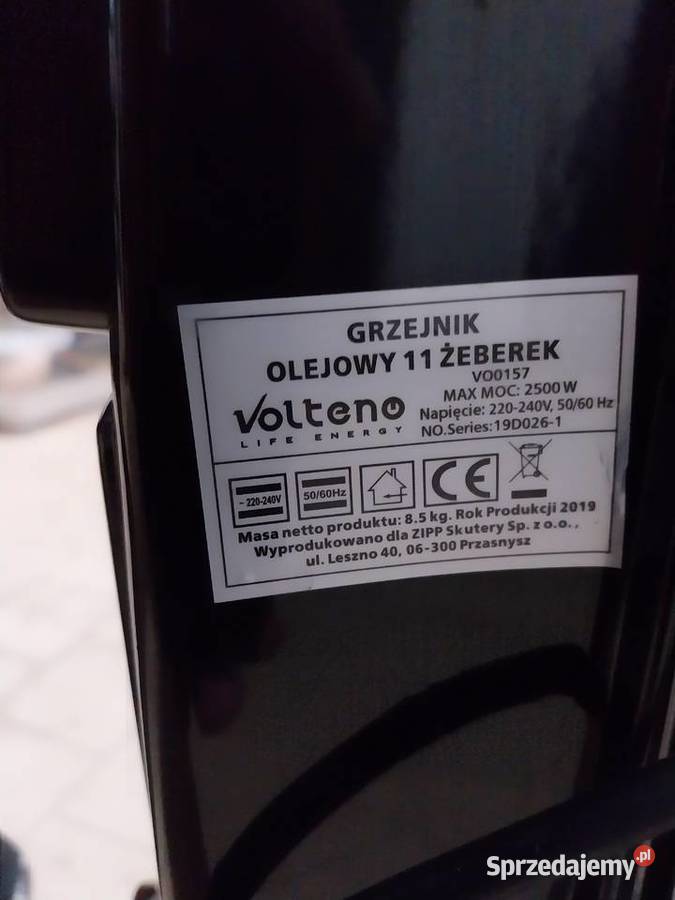 Sprzedam grzejnik olejowy 11 żeberek 2500W dolnośląskie Wałbrzych