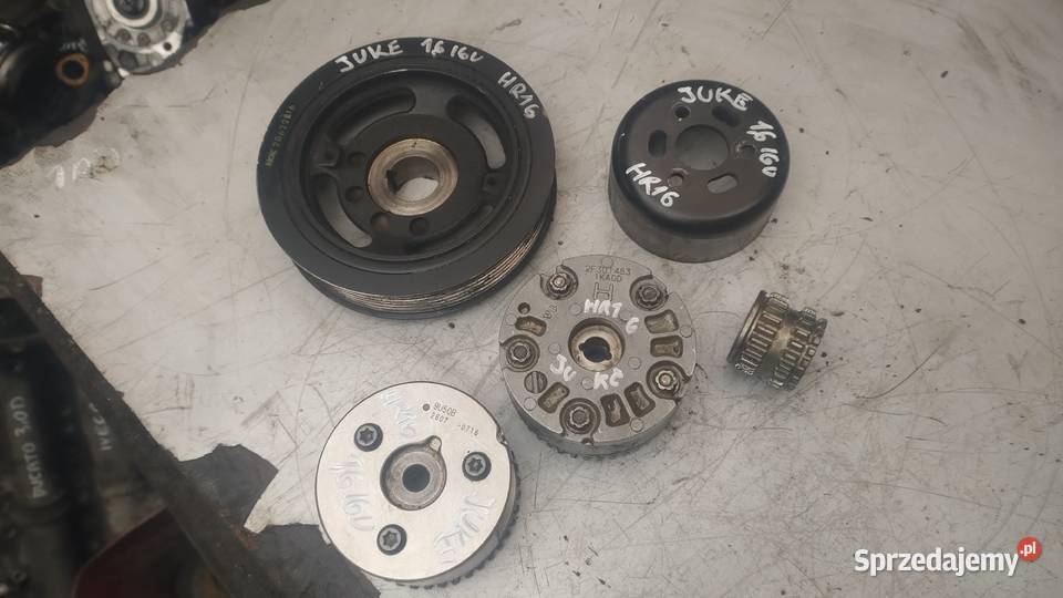NISSAN JUKE 16 16V HR16 koło pasowe wału pompy świętokrzyskie