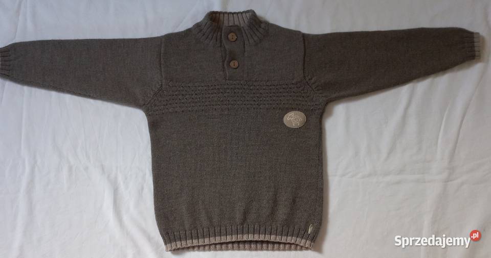 Lillelam sweterek sweter 100 merino wełniany 98 Gryfino