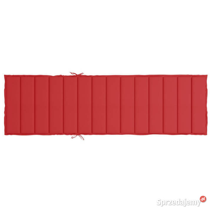 Poduszka na leżak czerwona 200x70x3 tkanina Poduszki i materace Warszawa sprzedam
