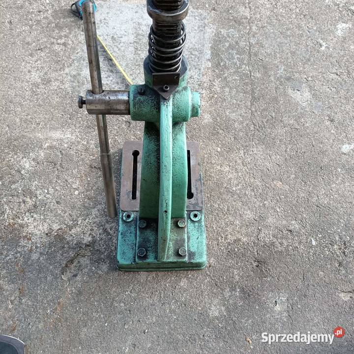 Prasa ręczna garażowa montażowa PRL Szamotuły
