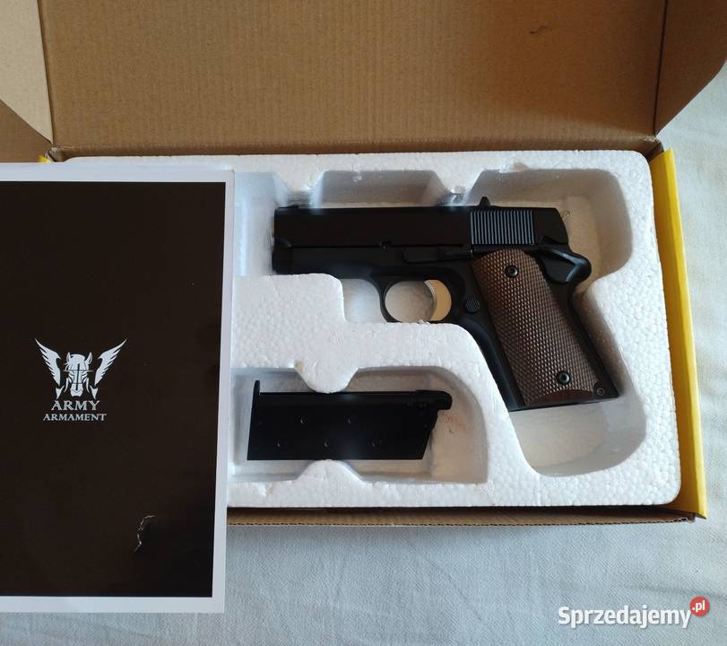 Nowa Replika Colt Detonics ASG 6mm Komplet Full Sporty strzeleckie i myślistwo Wrocław sprzedam