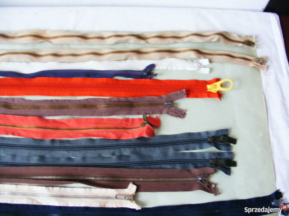 Zamki suwaki błyskawiczne długie Oborniki Śląskie sprzedam