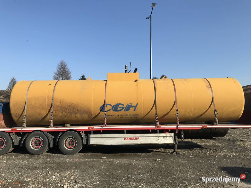 Zbiornik stalowy 30m3 30000l 30 000l dwupłaszcz