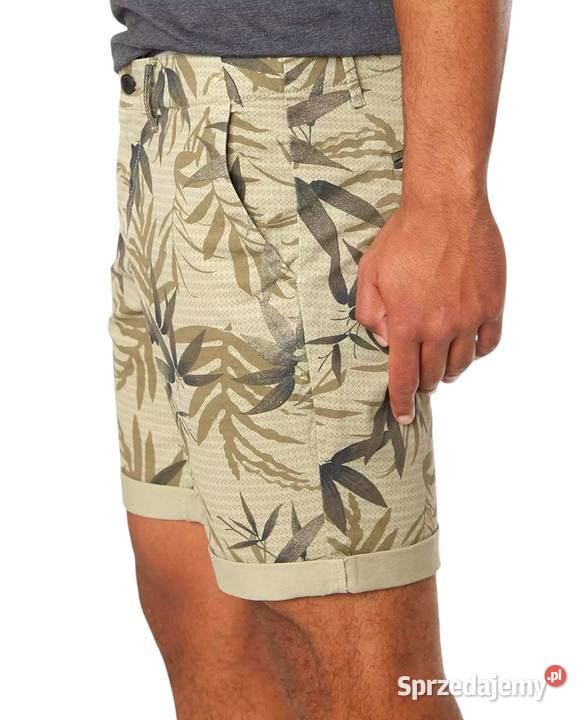 Męskie bawełniane spodenkiszorty zielone w Jack&Jones