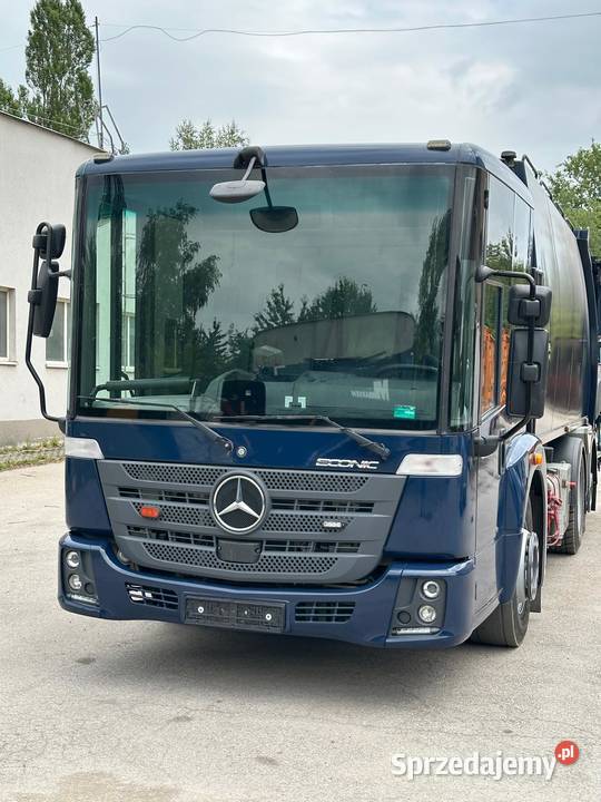 Mercedes Econic 2630 śmieciarka NTM 2KHL dwie Nowiny