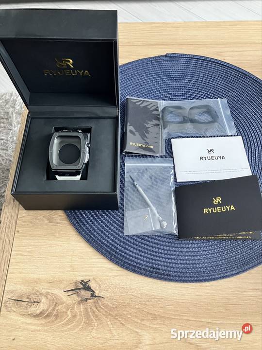 Elegancki zestaw RYUEUYA do Apple Watch 4445 mm