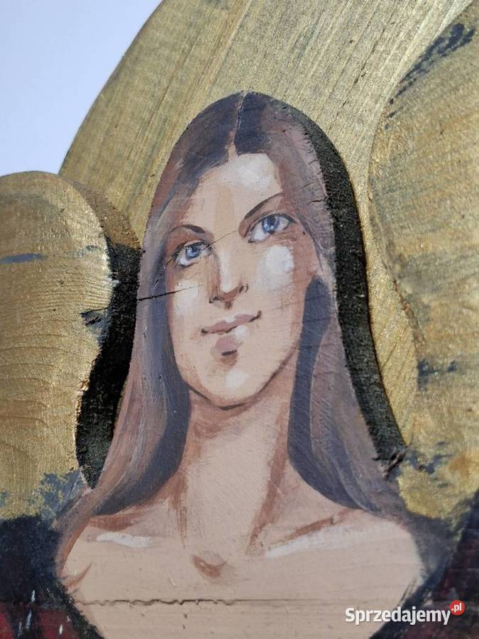 Drewniany obraz rękodzieło vintage hand made Rękodzieło Kraków