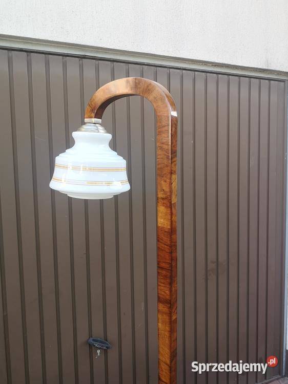 Lampa Art Deco Orzech Politura Unikat Stara Swarzędz sprzedam