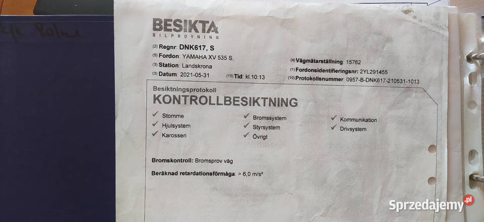 Yamaha Virago 535 podkarpackie Żołynia