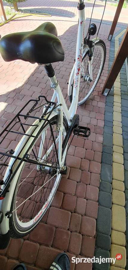 Rower Damski Winora w Kwiatki PIĘKNY Miejskie kujawsko-pomorskie Toruń sprzedam