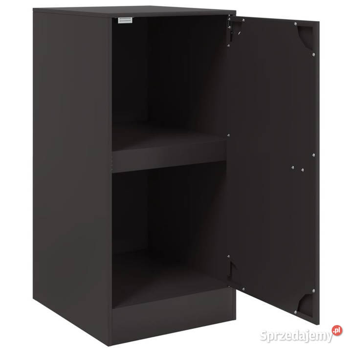 Szafka czarna 345x39x73 stal WM841709 Warszawa sprzedam
