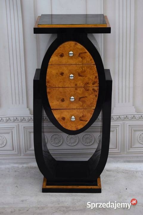 Dwa Nakastliki Stoliki Szafki Nocne Art Deco 3 Kraków