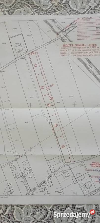 Działka budowlana 750 m Międzyrzecze Przeczna śląskie sprzedam